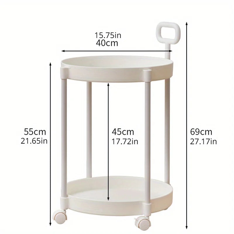 Elegant 2-Tier Side Table